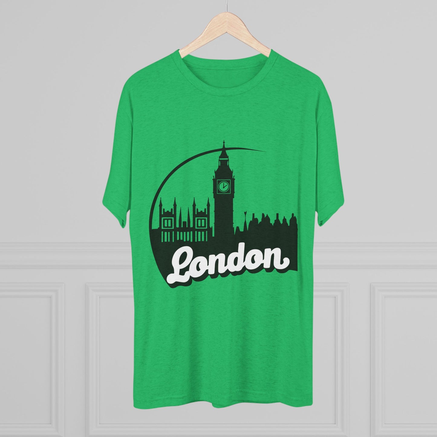 London High-Grade Unisex Tri-Blend Crew Tee