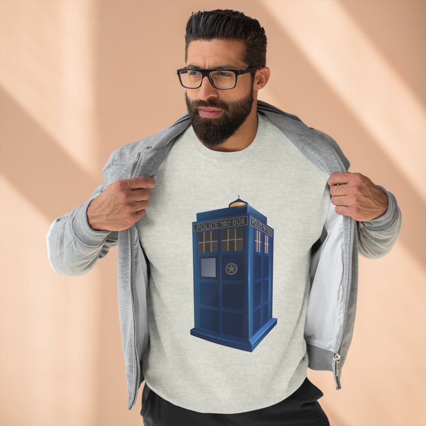 Unisex Crewneck Sweatshirt - British Police Public Call Box
