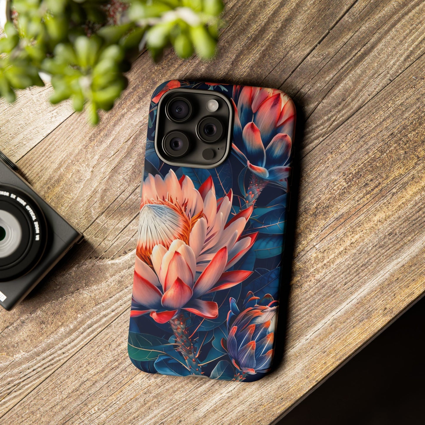 Floral Phone Case | Tough Cases, Floral Design, Phone Accessory, Gift for Her, Customizable Case, Nature Lover Gift