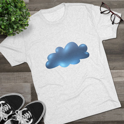 Serene Cloudscape - Dreamy Cloud Classy Unisex Tri-Blend Crew Tee
