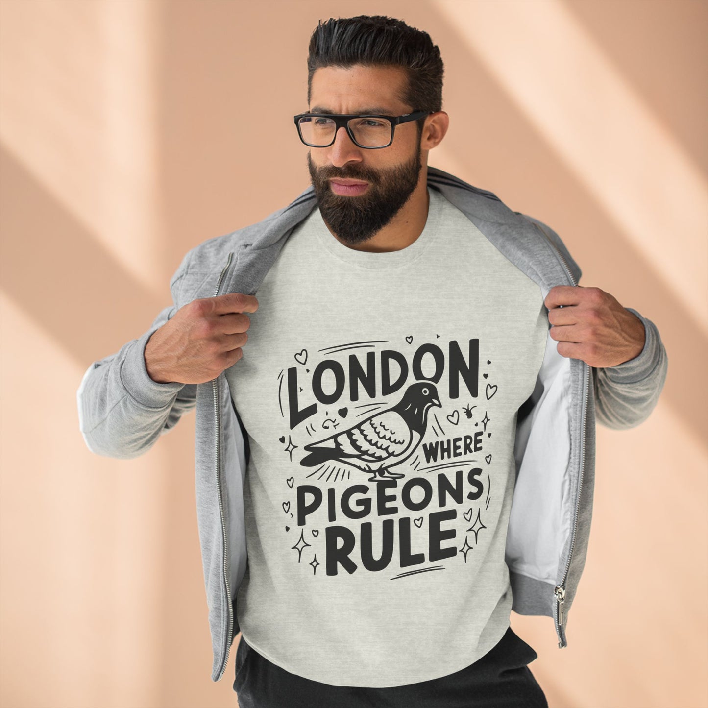 Unisex Crewneck Sweatshirt - Pigeons rule in London
