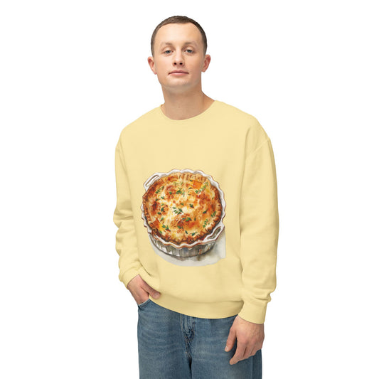 Unisex Lightweight Crewneck Sweatshirt - British Food - Savory Classics and Traditional Delights