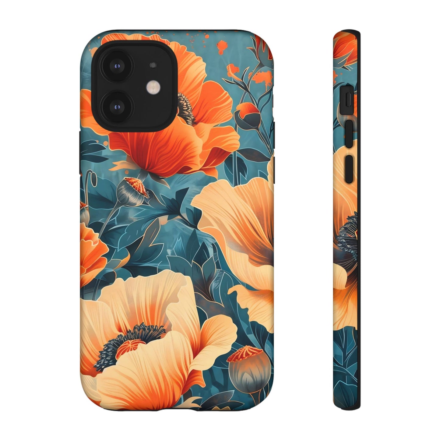 Floral Phone Case, Tough Cases for Protection and Style, Spring Aesthetic, Gift for Her, Phone Accessory for Nature Lovers