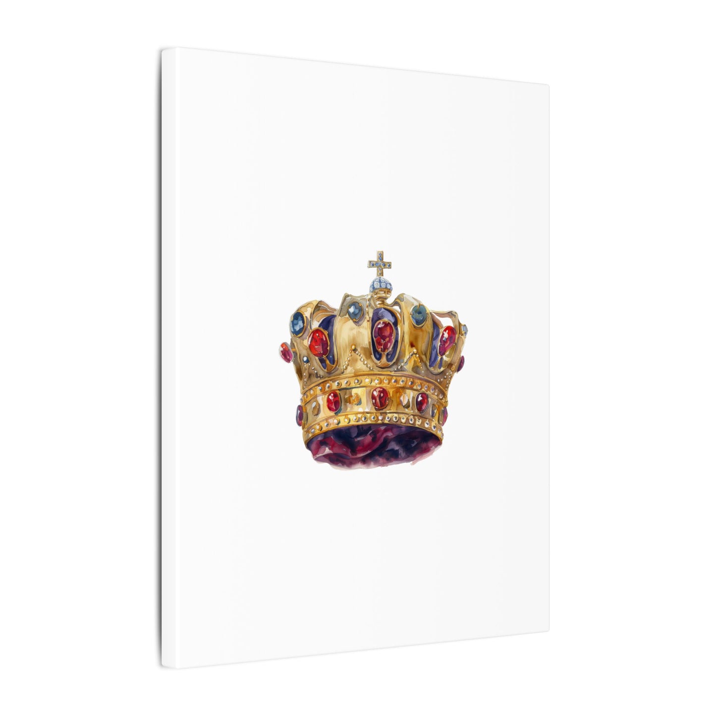 Crown Art Print, Royal Wall Decor, Matched for Home or Office, Gift for Art Lovers, Unique Royalty Artwork