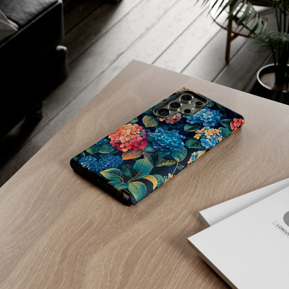 Floral Phone Case, Stylish Tough Case for Gardener Gift, Flower Lover Accessory, Pretty Floral Design, Protective Case