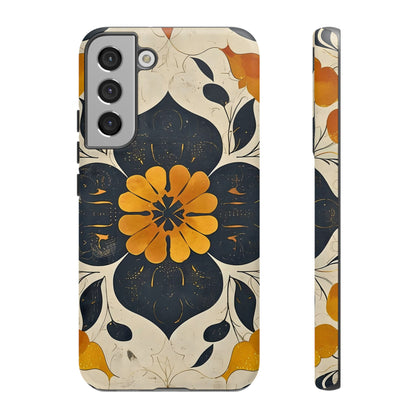 Floral Phone Case - Tough Cases, Botanical iPhone Cover, Vintage Flower Design, Durable Smartphone Protection, Unique Gift Idea