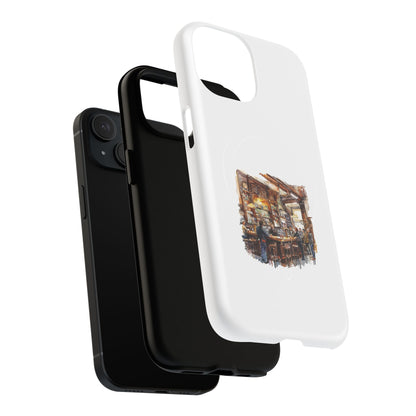 Artistic Tough Magnetic Phone Case for Secure Style, Protective Cover, Customizable Gift, Unique Accessories, Everyday Use