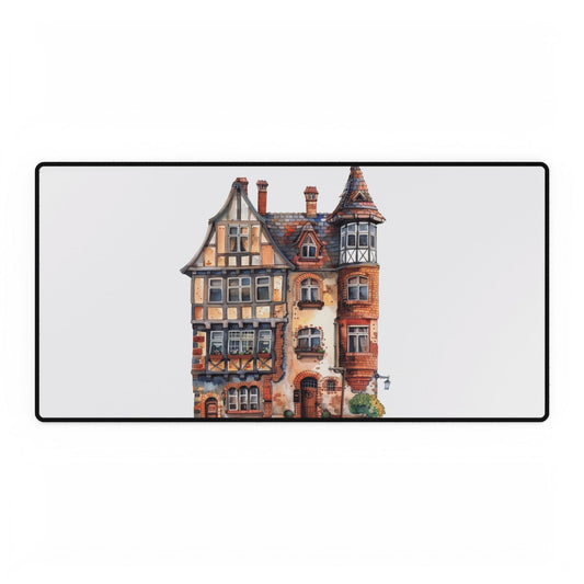 Charming Desk Mats with Whimsical House Design, Office Decor, Gift for Home Workers, Unique Desk Accessories, Desk Organization, [...]