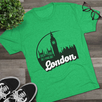 London High-Grade Unisex Tri-Blend Crew Tee