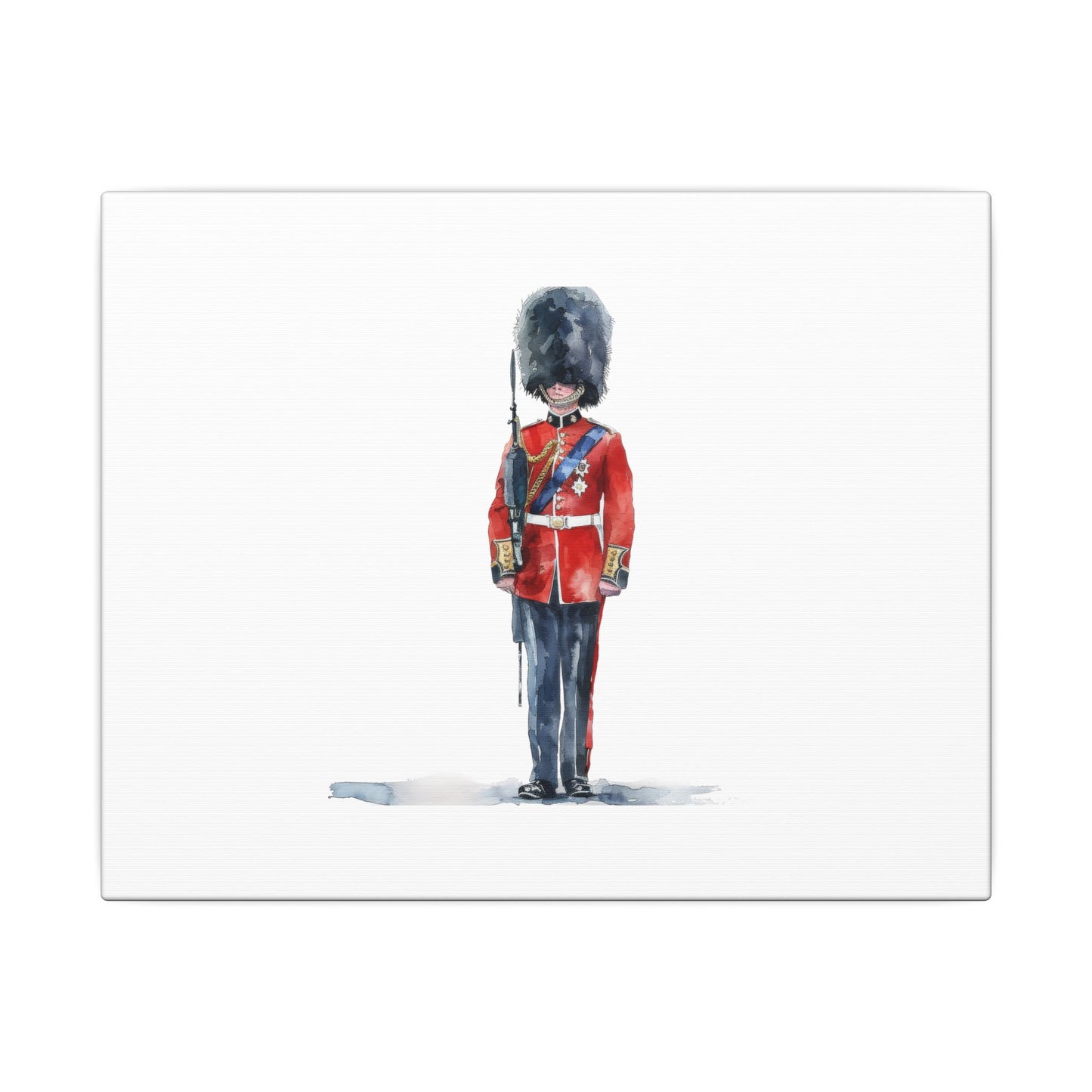 Royal Guard Canvas Art Print, British Soldier Wall Decor, Home Decoration, Gift for History Lovers, Art for Offices, Unique Wall Gallery