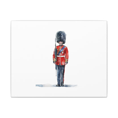 Royal Guard Canvas Art Print, British Soldier Wall Decor, Home Decoration, Gift for History Lovers, Art for Offices, Unique Wall Gallery