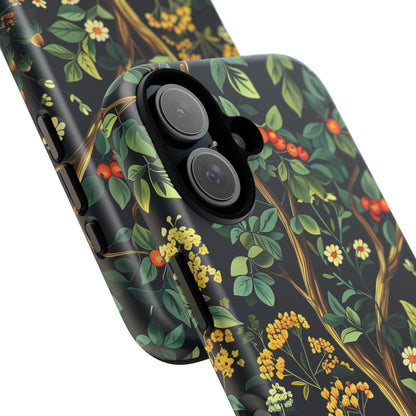 Floral iPhone Case, Nature Inspired Tough Case, Botanical Phone Cover, Eco-Friendly Gift, Unique Floral Design