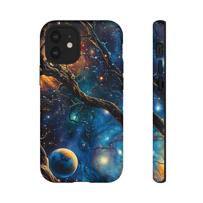 Galaxy-Themed Phone Case, Astronaut Gift, Space Lover Accessory, Unique Phone Cover, Cosmic Art Case