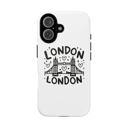 Love London Bridge Phone Case, Tough Cases for London Lovers, Cute Protection, Travel Gift, Phone Accessory, Design with Love