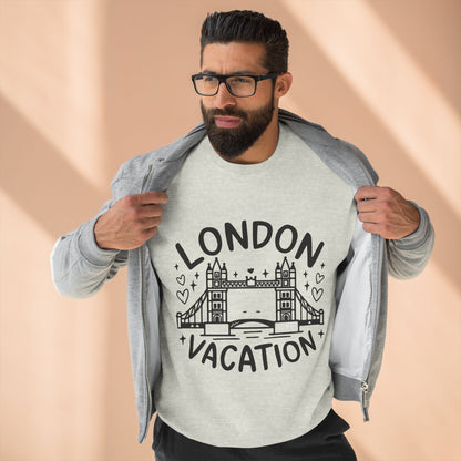 Unisex Crewneck Sweatshirt - London's Relaxing Vacation