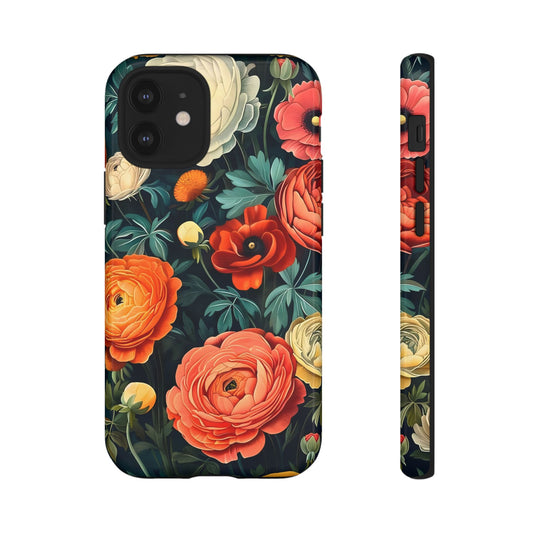 Floral Phone Case, Tough Cases - Stylish Protection, Gifts for Her, Nature Lover Decor, Floral Accessories