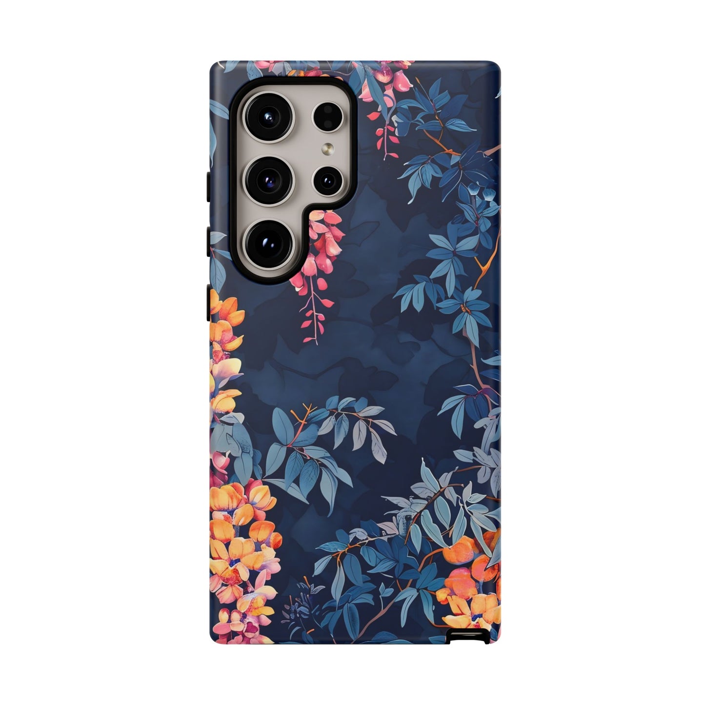 Floral iPhone Case, Tough Phone Cover, Gift for Her, Nature Lover Accessory, Spring Decor, Unique Floral Design