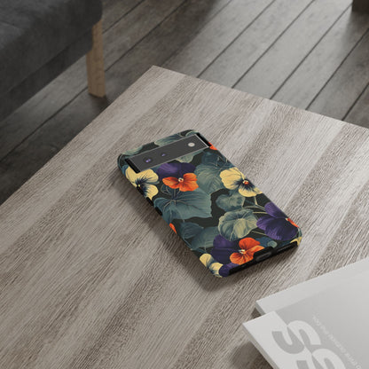 Tough Cases Floral iPhone Case, Tough Phone Cover, Stylish Floral Design, Gift for Her, Summer Vibe, Durable Protective Case
