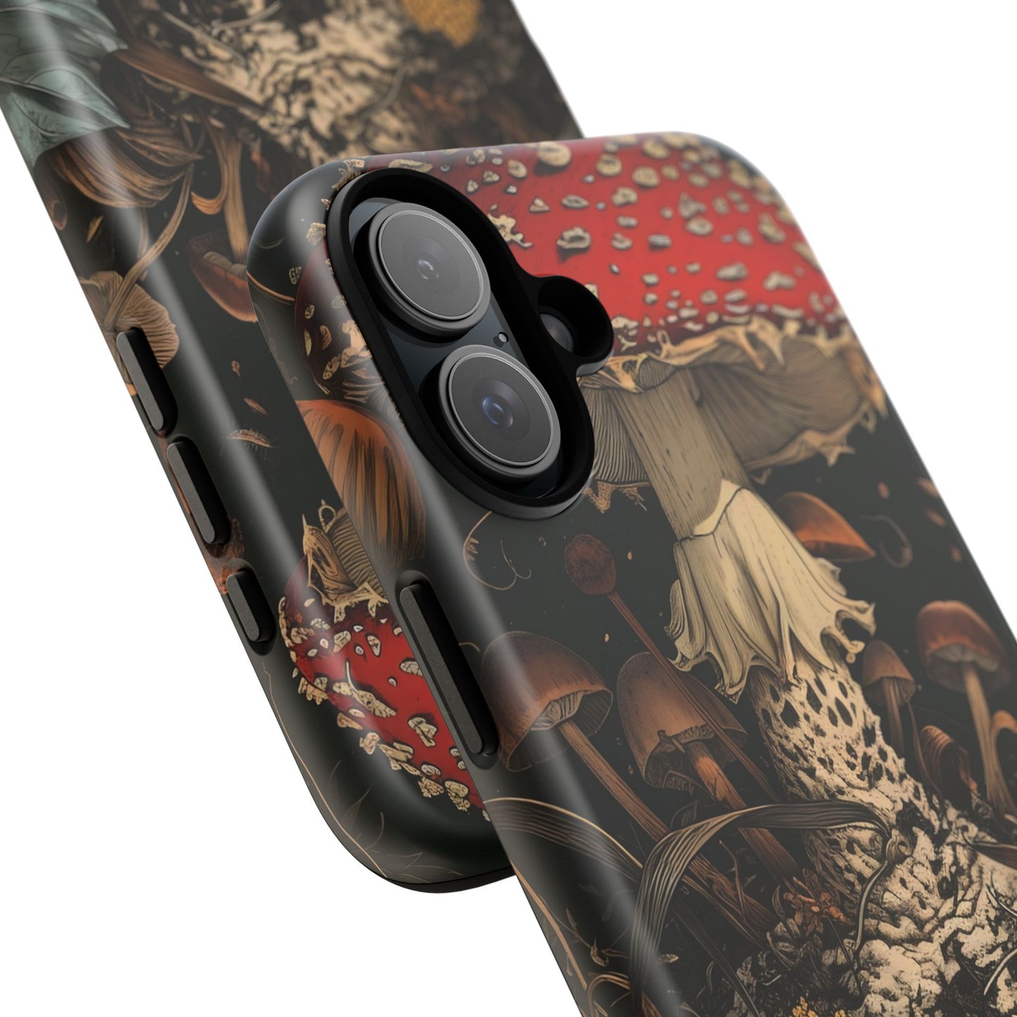 Mushroom Phone Case, Tough iPhone Cover, Nature Lover Gift, Unique Cell Phone Accessory, Fungi Art Design, Eco-Friendly Protection
