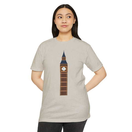 Unisex CVC Jersey T-shirt - Big Ben - The Heartbeat of London