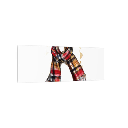 Autumn Scarf Canvas Art Print | Cozy Home Décor, Gift for Fall Lovers, Seasonal Wall Art, Unique Interior Design