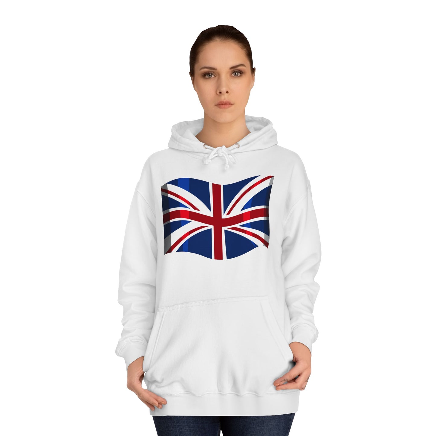 Unisex College Hoodie - The Union Jack: Symbol of Britain