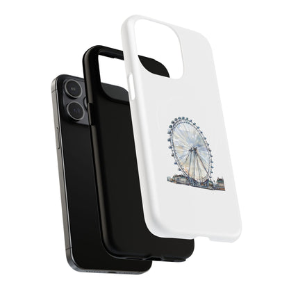 Funky Ferris Wheel Magnetic Case | Tough iPhone Cover, Customized Phone Case, Unique Gift, Festival Accessory, Durable Phone Protection