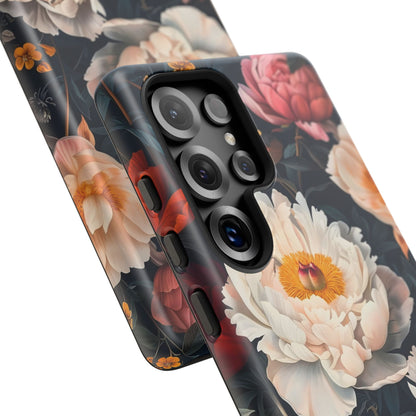 Floral Phone Case, Tough Phone Cover, Flower Design, Unique Gift for Her, Trendy Accessory, Spring Decor