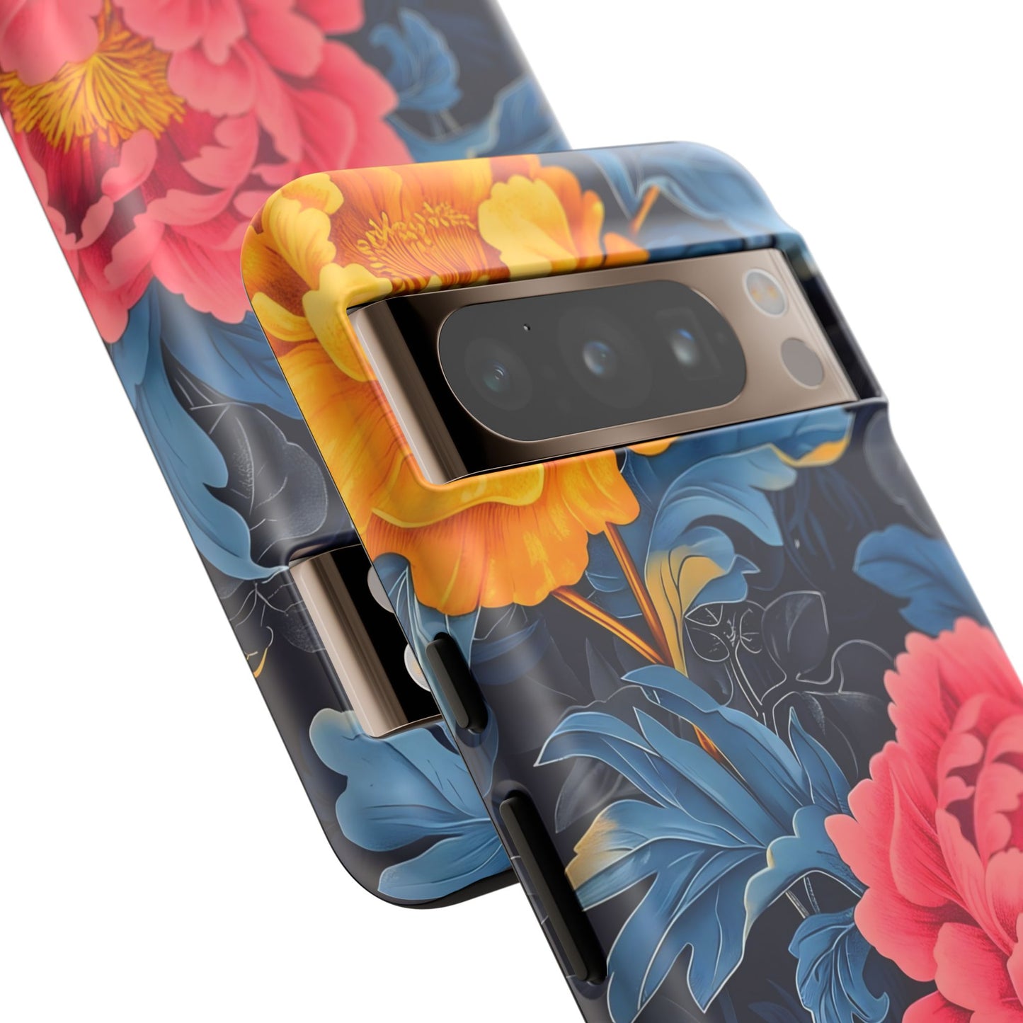 Floral Phone Case, Tough Cases, Stylish Mobile Cover, Gifts for Her, Phone Accessories, Unique Flower Design
