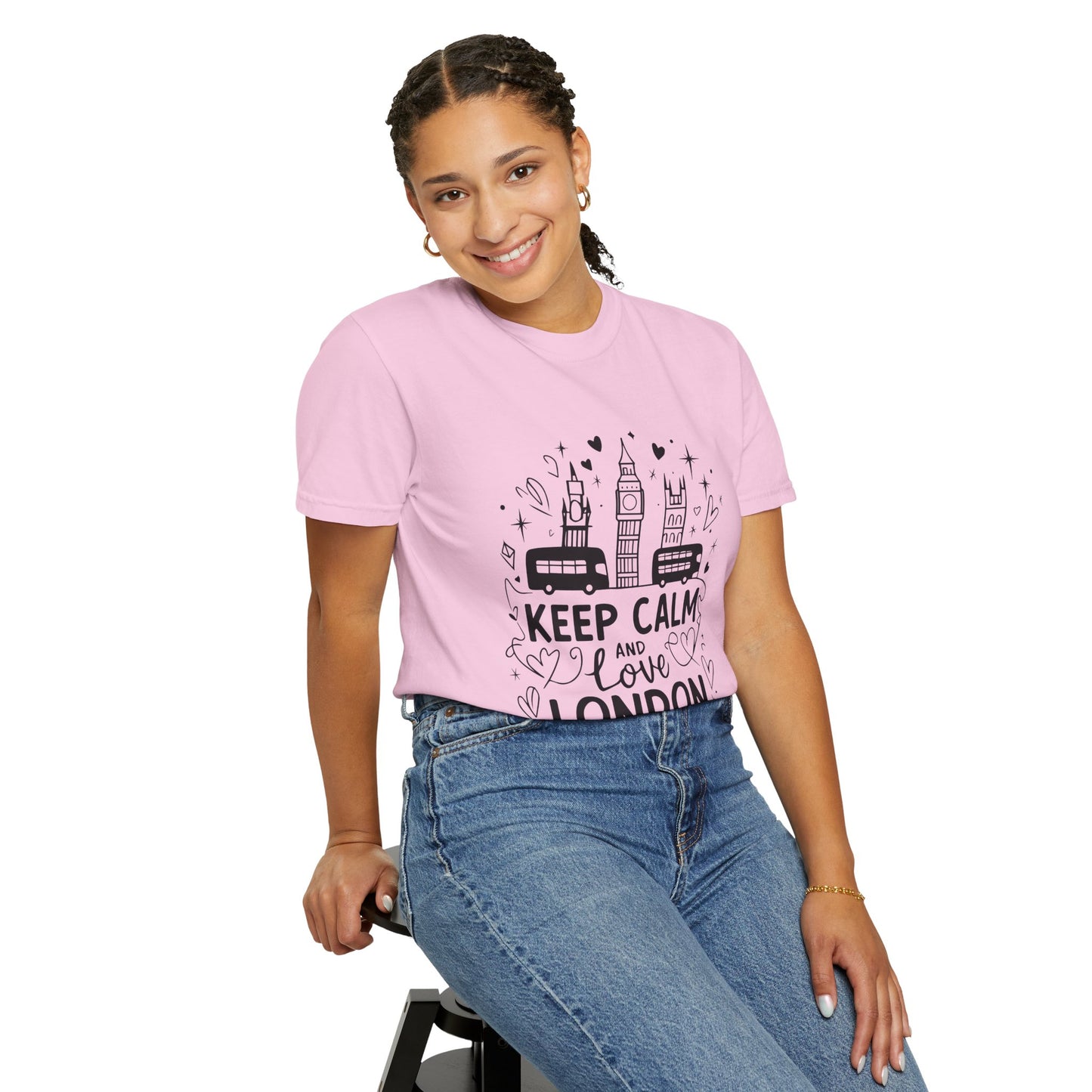 Unisex Garment-Dyed T-shirt - Keep Calm and Love London