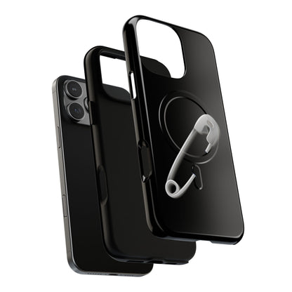 Tough Magnetic Phone Case featuring Safety Pin Design, Stylish Protector for iPhone, Unique Gifts for Friends, Trendy Mobile Cover, [...]
