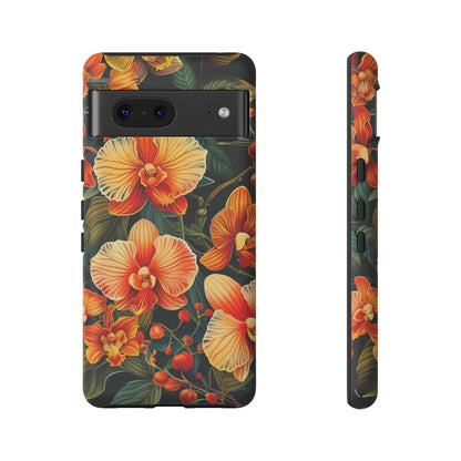 Floral Phone Case - Tough Cases, Protective Cover, Gift for Her, Smartphone Accessory, Floral Design, Nature-Inspired