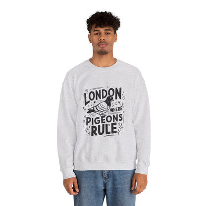 Unisex Heavy Blend™ Crewneck Sweatshirt - London where Pigeons Rule