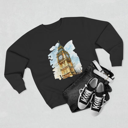 Unisex Crewneck Sweatshirt - Iconic Big Ben Clock Tower