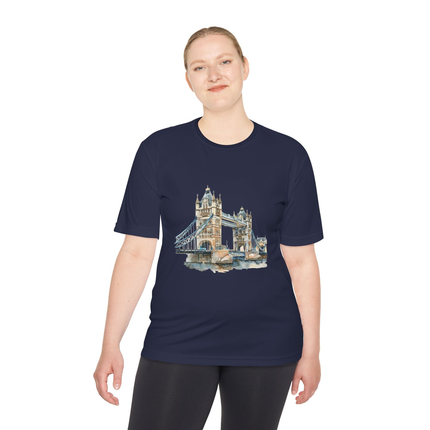 Unisex Moisture Wicking Tee – Perfect for Travel and Summer Adventures - London Bridge