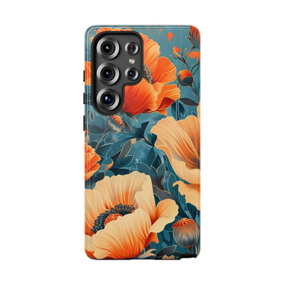 Floral Phone Case, Tough Cases for Protection and Style, Spring Aesthetic, Gift for Her, Phone Accessory for Nature Lovers