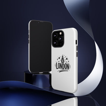 Stylish Phone Case for London Lovers, London Gift, Travel Accessory, Unique Smartphone Case, Cityscape Phone Cover