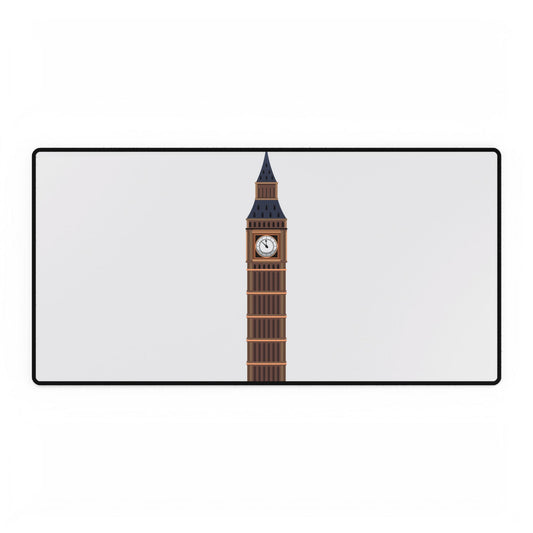 Vintage Big Ben Desk Mat, Home Office Decor, Gaming Desk Pad, Elegant Workspace Essentials, Gift for Students and Professionals