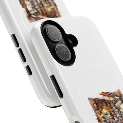 Artistic Tough Magnetic Phone Case for Secure Style, Protective Cover, Customizable Gift, Unique Accessories, Everyday Use