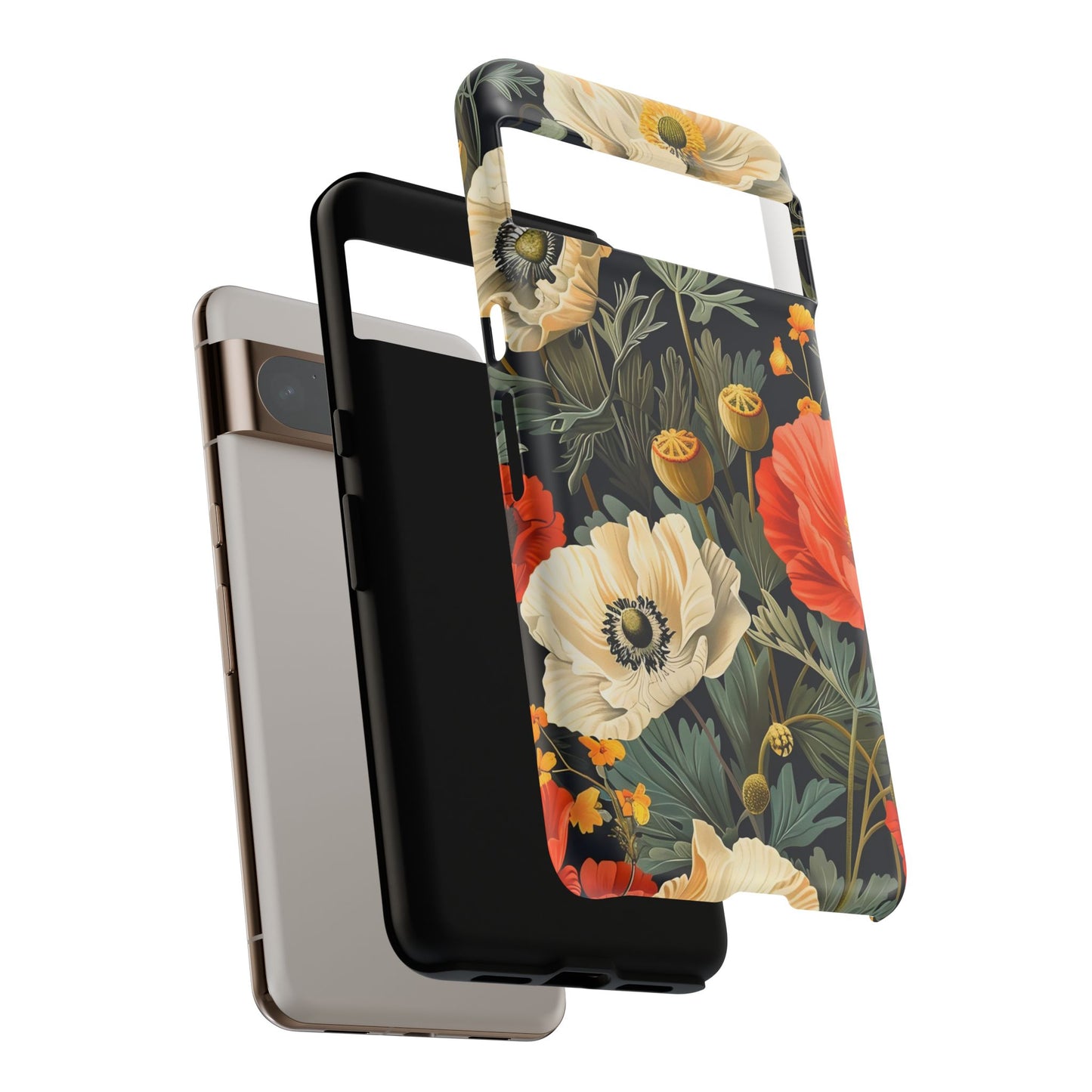 Floral Phone Case - Tough Cases with Vibrant Garden Design, Phone Accessory, Gift for Her, Spring Style, Nature Lover