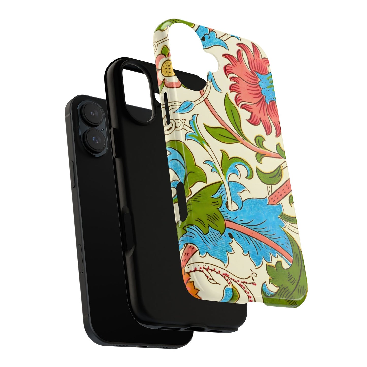 Tough Floral Phone Case - Artistic Smartphone Cover, Floral Print Gift, Protective Case | For Nature Lovers, Stylish Accessory, Phone [...]