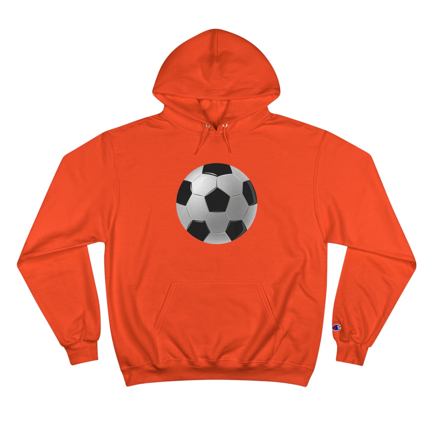 Dynamic Football Design - Sports Passion and Energeic Champion Hoodie