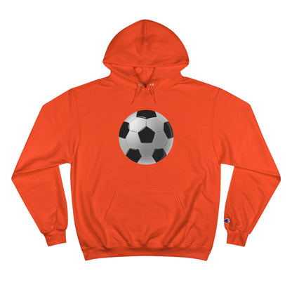 Dynamic Football Design - Sports Passion and Energeic Champion Hoodie