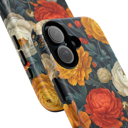 Floral Tough Case for Phones | Durable Floral Phone Cover, Boho Chic, Unique Gift for Her, Phone Protection, Flower Design