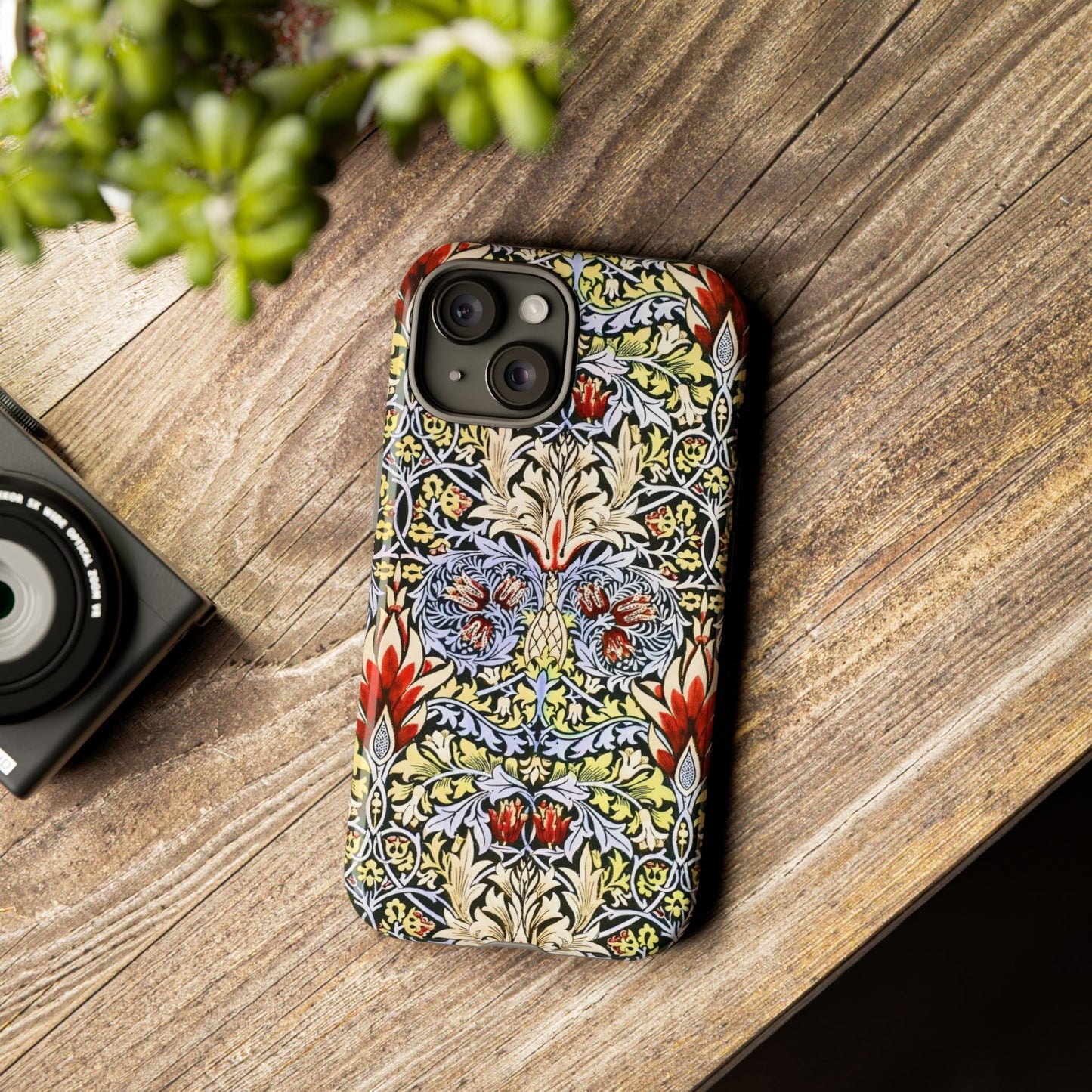 Stylish Phone Case - Floral Design, Tough Cases, Gift for Her, Phone Accessories, Trendy Tech, Unique Cell Phone Cover