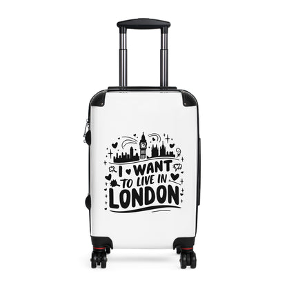 I want to live in London - Suitcase