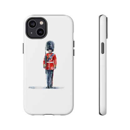 British Royal Guard Phone Case - Tough Cases, Unique Phone Cover, Gift for Her, Cute Accessory, British Soldier Design