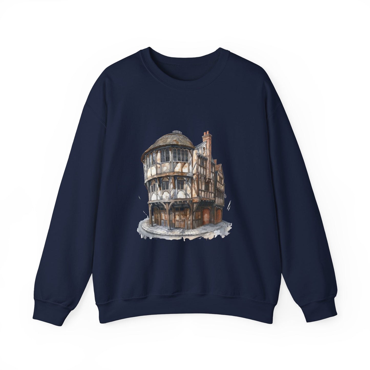 Unisex Heavy Blend™ Crewneck Sweatshirt Durable - Cozy British Pub