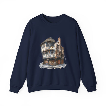 Unisex Heavy Blend™ Crewneck Sweatshirt Durable - Cozy British Pub
