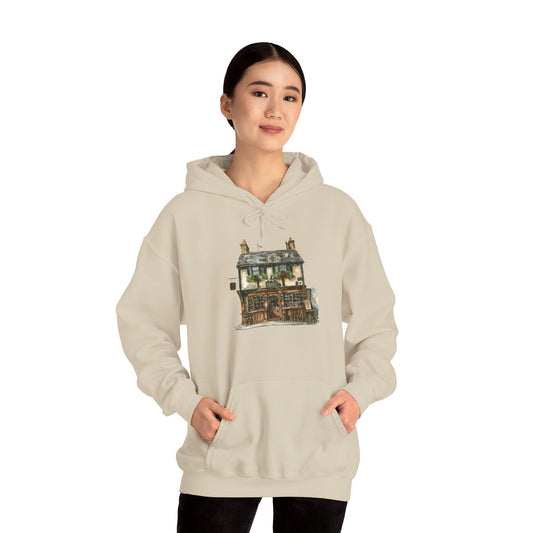 Unisex Heavy Blend™ Hooded Sweatshirt - A British Village Dream